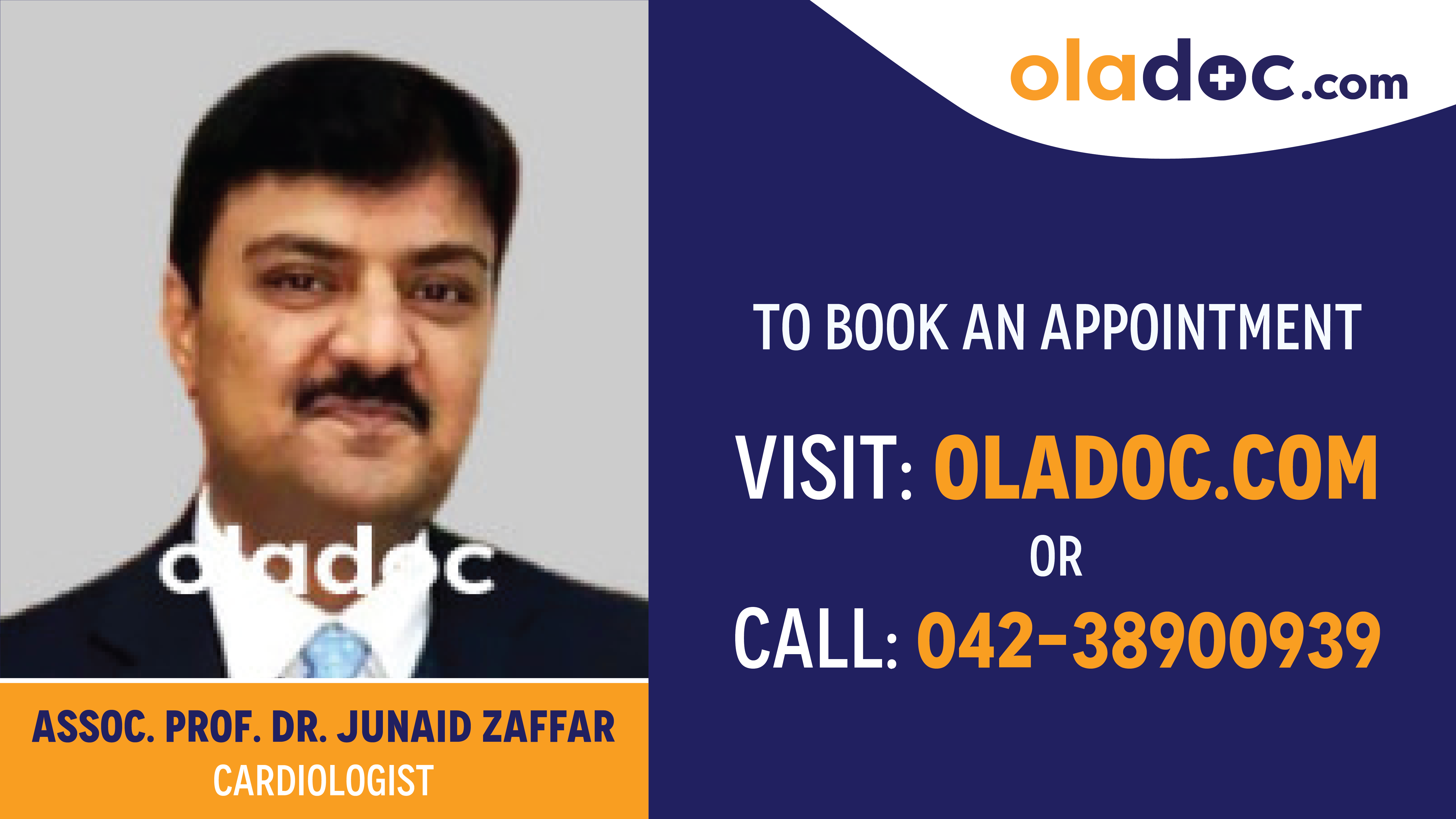 Book appointment with Dr.Junaid Zaffar-best Cardiologist in Lahore